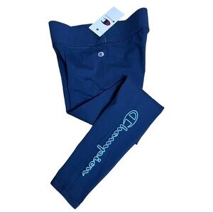 NWT Champion Leggings Navy Size Small